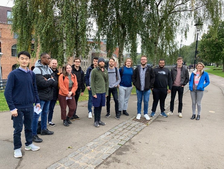 Group of AAPS students stood outside by the River