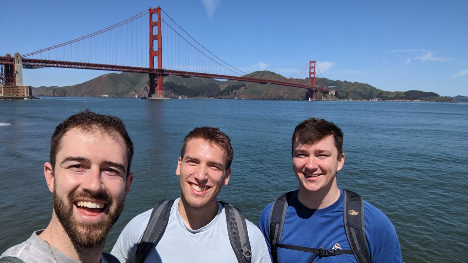 Max, Thom and I being tourists