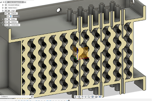 Graphic of design for Edgar's project