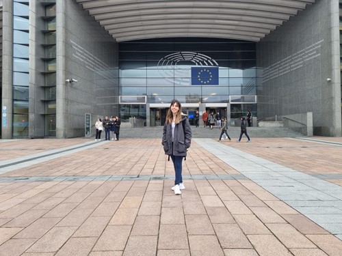 Elisabetta Schettino at the European Parliament